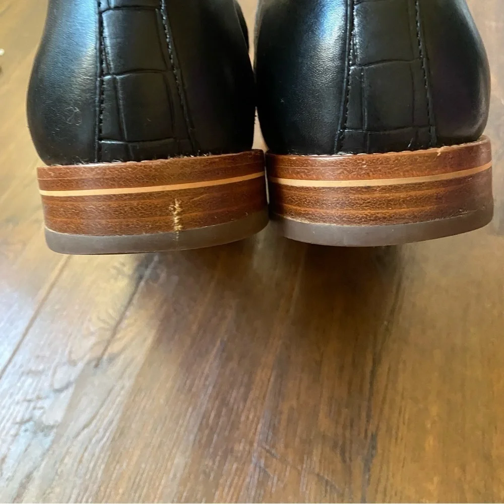 Warfield & Grand Archer Black Leather Oxford SZ 8